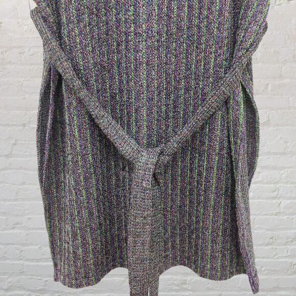 Zara Multicolor Knit Co-Ord Set Tunic & Pants L Vibrant Multicolor Casual Chic - Picture 12 of 16